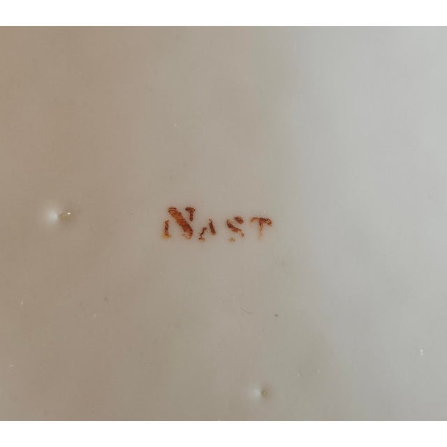 Early 19th Century Old Paris Porcelain Bowl, Marked "Nast" For Sale In Charlotte - Image 6 of 11