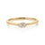 Not Yet Made - Made To Order Modern Marquise Cut Diamond Solitaire Ring Size 5 in 14k Yellow Gold For Sale - Image 5 of 16