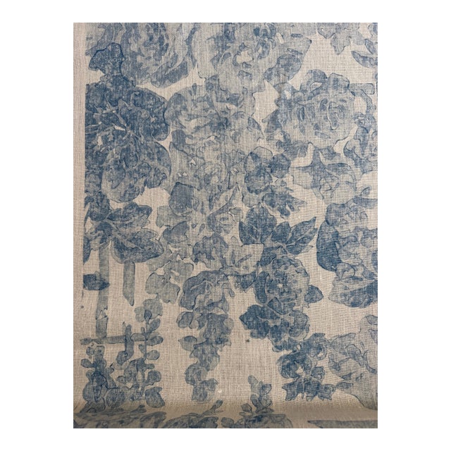 Darby Rose - Swiss Blue Templeton Fabric Michael S Smith 4 Yards For Sale