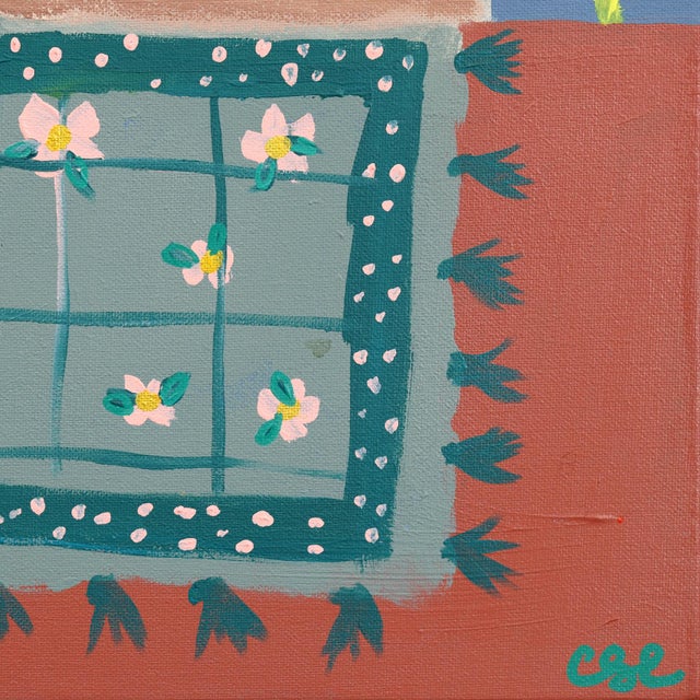 A Soft Place to Land - Color Drenched Feminine Figurative Still Life Artwork by Courtney Simone For Sale In Los Angeles - Image 6 of 9