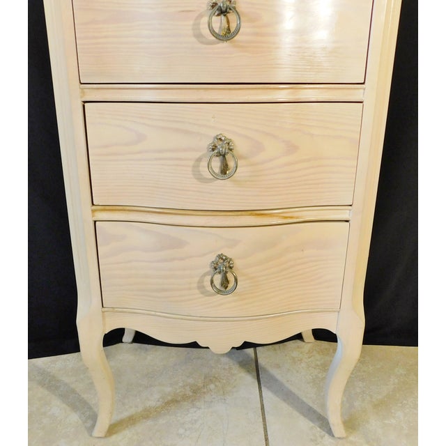 Lexington Furniture Lynn Hollyn Solid Oak Wood White Washed Chiffonier