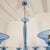 1980s Large Mid-Century Modern Blue Murano Glass Chandelier For Sale - Image 10 of 12
