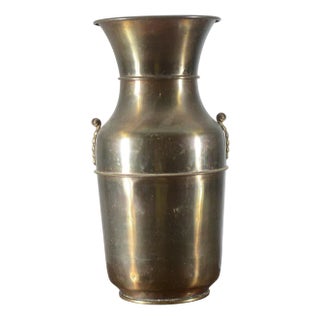 Vintage Vase in Metal, 1950 For Sale