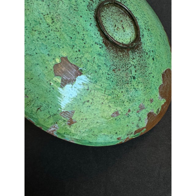 Vintage Peruvian Wall Plate Silver & Copper Mixed Media Decorative Handmade For Sale - Image 10 of 11
