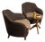 Armchairs in Wool and Cashmere from Lanific, 1950s, Set of 2 For Sale