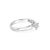 Contemporary Quarter Carat Round Solitaire Diamond Engagement Ring, Size 8 For Sale - Image 3 of 3
