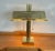 Modern Brass and Lucite Bankers Lamp For Sale - Image 10 of 10