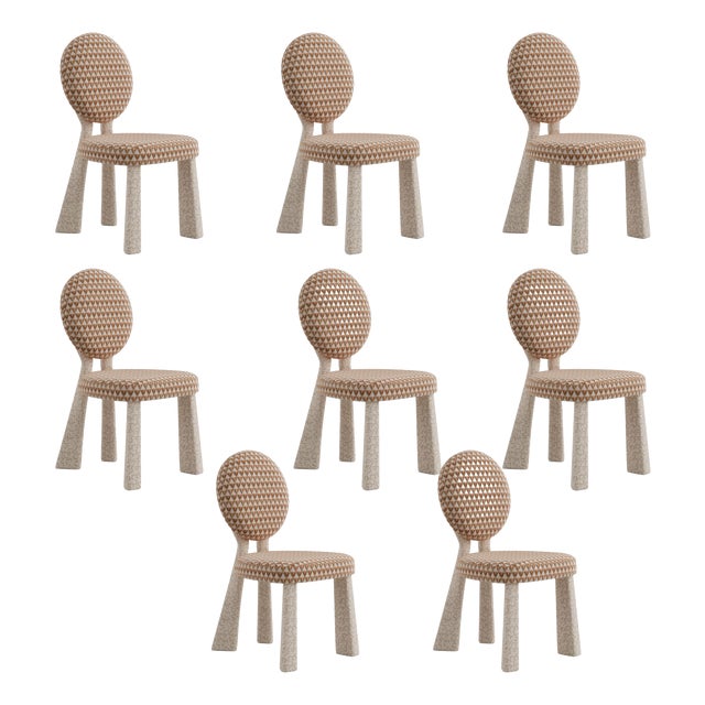 Mary II Dining Chairs by Ottiu, Set of 8 For Sale