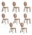 Mary II Dining Chairs by Ottiu, Set of 8 For Sale