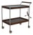 Salton Hotable Serving Cart W. Glass Top For Sale