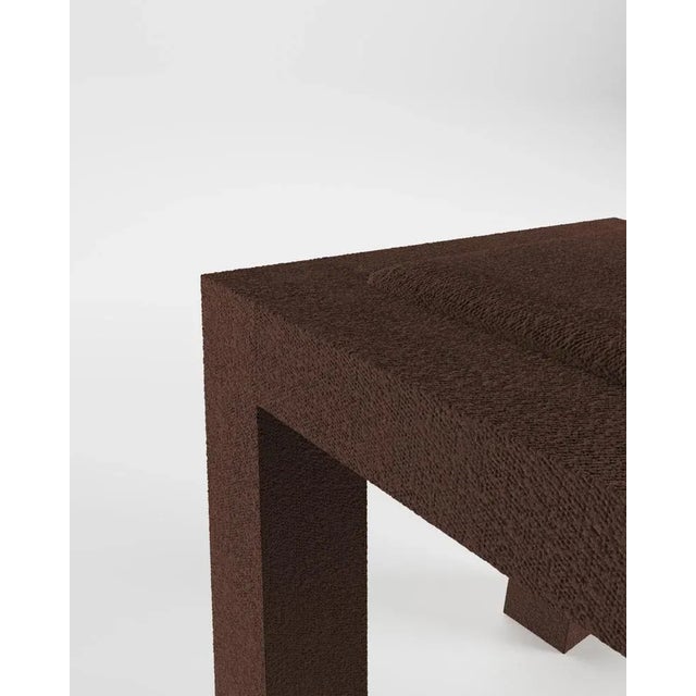 Modern Raw Chair in Dark Brown Bouclé from Collector, in New conditions. Designed from 2000