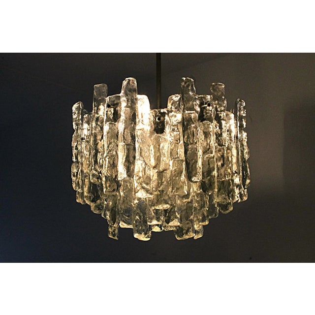 Silver Soria Chandelier by J. T. Kalmar for Kalmar Franken KG, 1970s For Sale - Image 8 of 8