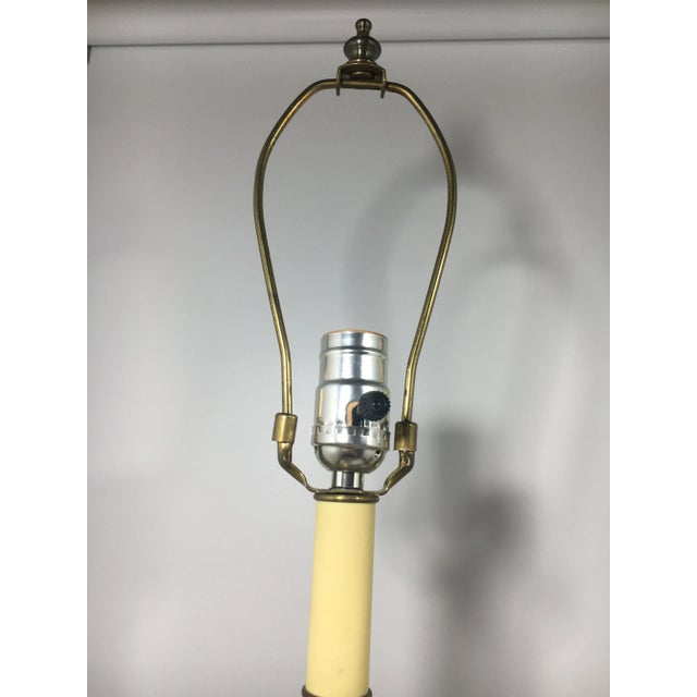 Red Cinnabar Red Neoclassical Style Buffet Lamps For Sale - Image 8 of 9