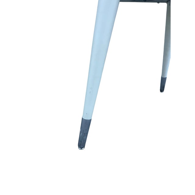 White Vintage White Stools, 1950s, Set of 4 For Sale - Image 8 of 9