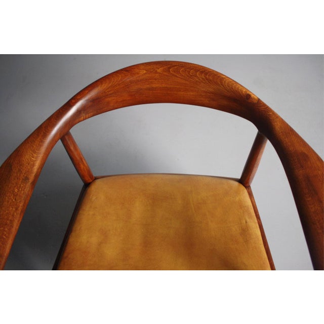 Set of Hans Wegner the Round Chair both in Oak For Sale - Image 12 of 13
