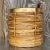 Coastal Vintage Coastal Brass and Reed Planter For Sale - Image 3 of 7