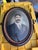 Antique Victorian Photograph of Gentleman With Mustache in Oval Wood Frame For Sale In West Palm - Image 6 of 9