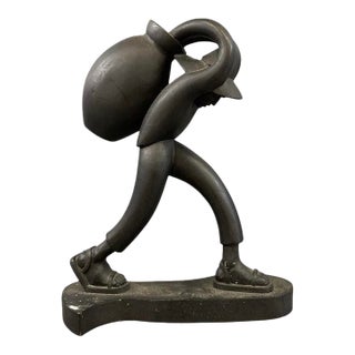 Carved Wood Jóse Pinal Sculpture (Mexico) For Sale
