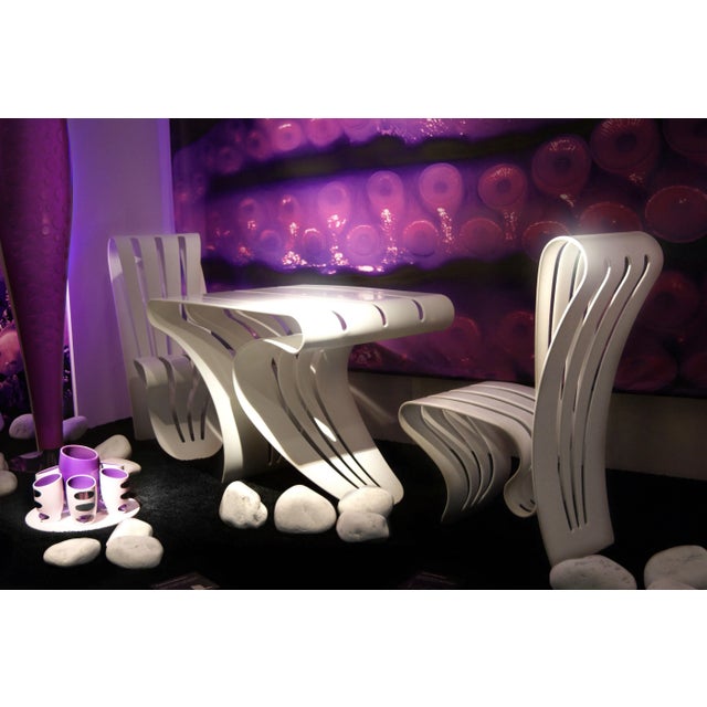 Contemporary Limited Edition Corian Leaf Chair by Giancarlo Zema for Luxyde For Sale - Image 3 of 11
