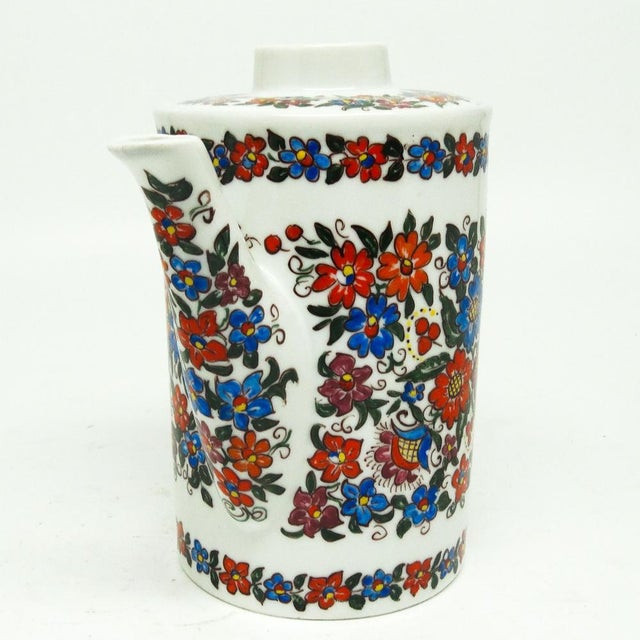 Hand-Painted Jug from Chodzież, Poland, 1970s For Sale - Image 13 of 16