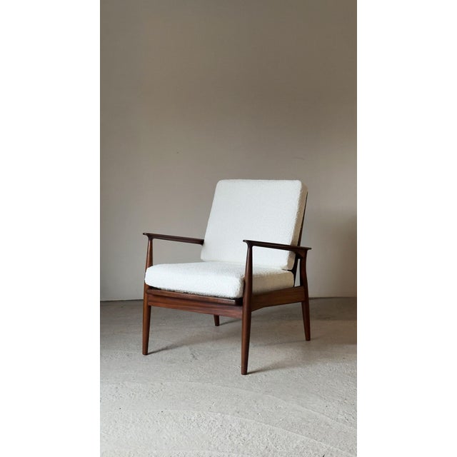 Afromosia Armchair by Dennis Young for George Stone, 1960 For Sale - Image 9 of 11