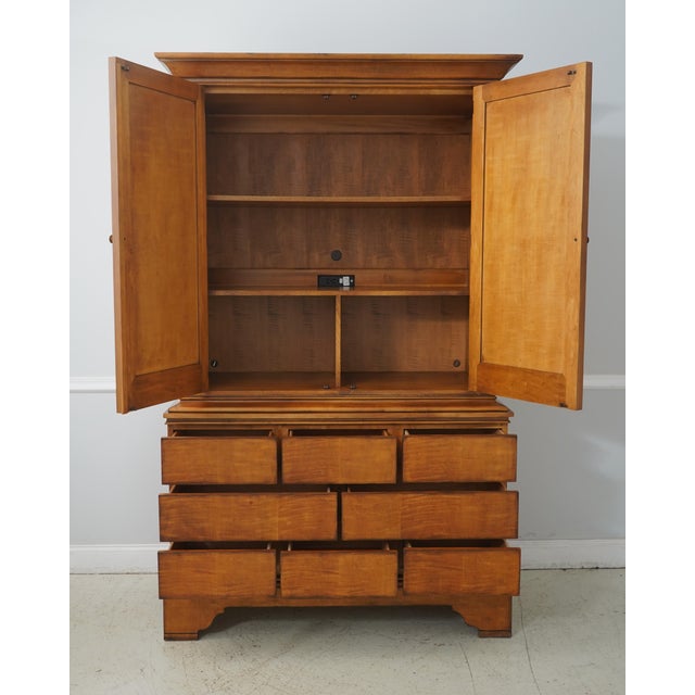 Traditional Drexel Classical Statements 2 Door Bedroom Armoire Cabinet For Sale - Image 3 of 12