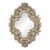 Quatrefoil Carved Wood Framed Mirror, 19th Century For Sale