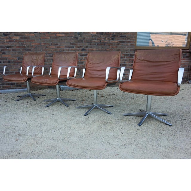 Black Program 2000 Armchair in Leather by Delta Design for Wilkhahn, 1960s For Sale - Image 8 of 18