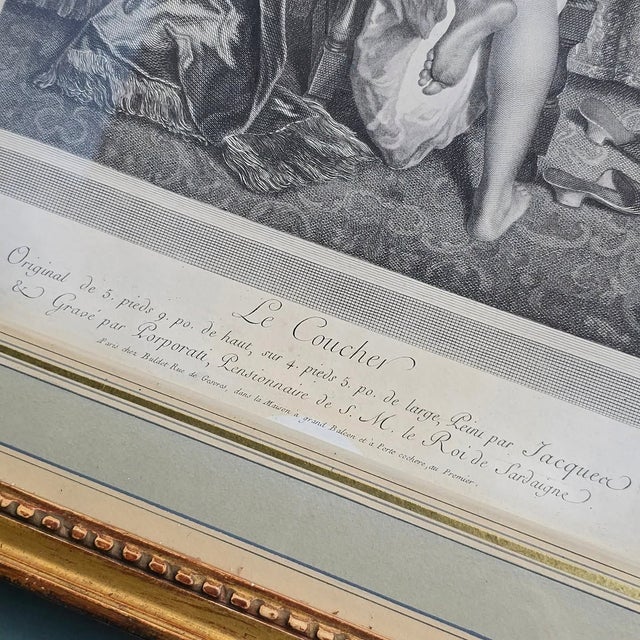 Jacob Van Loo, Bedtime, 1800s, Glass, Wood and Paper For Sale - Image 11 of 15