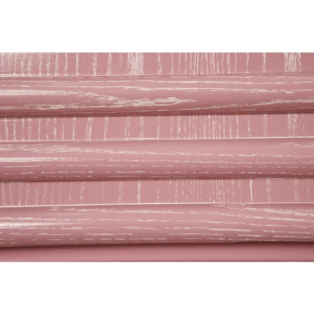 Postmodern Postmodern Cerused Pink Dresser in the Style of Jay Spectre for Century, 1980s For Sale - Image 3 of 18