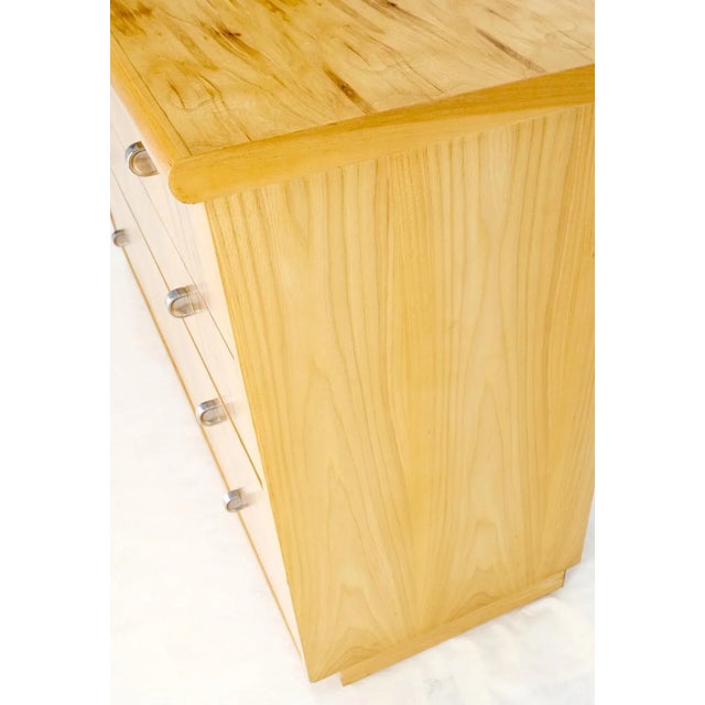 Mid-Century Modern Mid Century Solid Wood Blonde Pecan Veneered 4 Drawers Dresser by Founders For Sale - Image 3 of 13