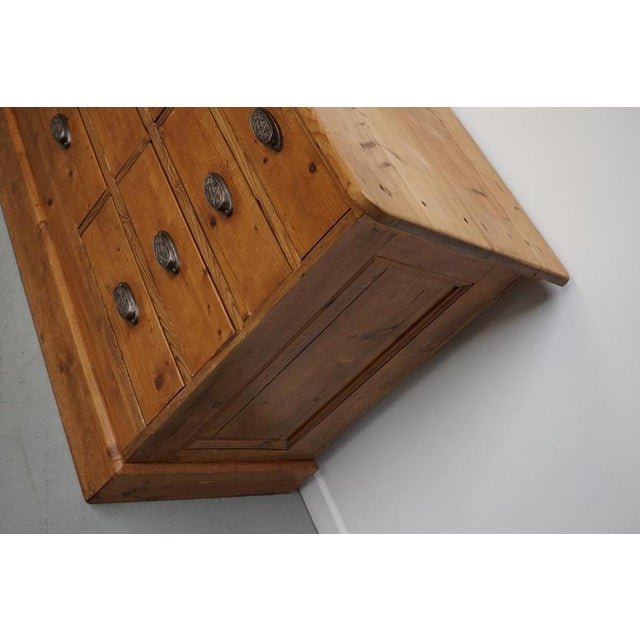 Rustic German Pine Apothecary Cabinet, 1930s For Sale - Image 16 of 18