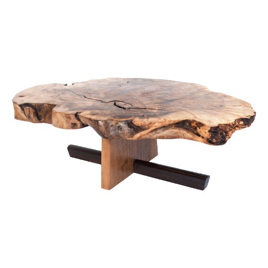 T2611 Coffee Table in Caucasian and European Walnut by Jörg Pietschmann For Sale