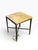 Paul Ferrante Giacometti Style Paul Ferrante Marble Top SquareWrought Iron Side Table For Sale - Image 4 of 4
