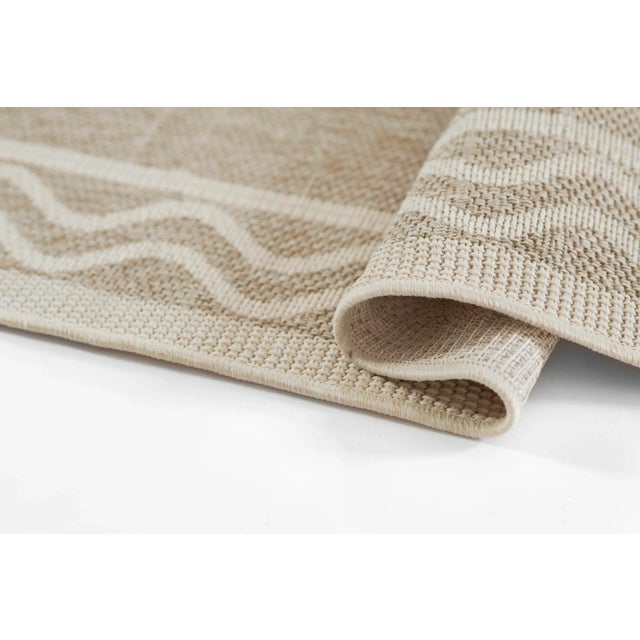 Contemporary Erin Gates by Momeni Saybrook Ripple Grey Indoor/Outdoor Area Rug 8' X 10' For Sale - Image 3 of 12