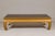 Gold Lacquered Ming Dynasty Style Chow Leg Coffee Table with Carved Apron For Sale In New York - Image 6 of 12