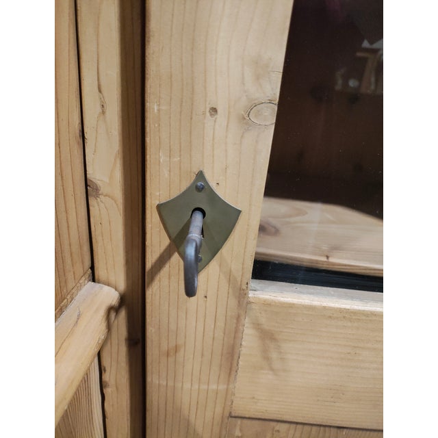 Late 19th Century Austrian Alpine Pine Step-Back Cupboard For Sale - Image 9 of 10