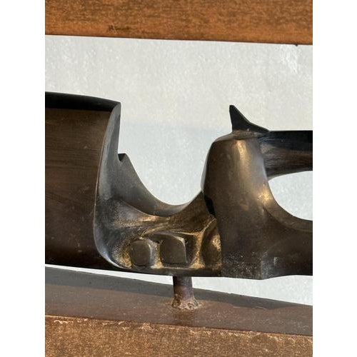 Manuel Alvarez, Abstract Sculpture, Corten Steel & Bronze For Sale - Image 11 of 14