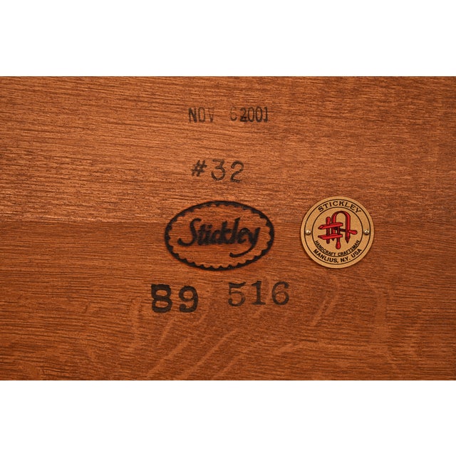 Stickley Mission Oak Arts & Crafts Spindle Side Table, Newly Refinished For Sale - Image 11 of 12