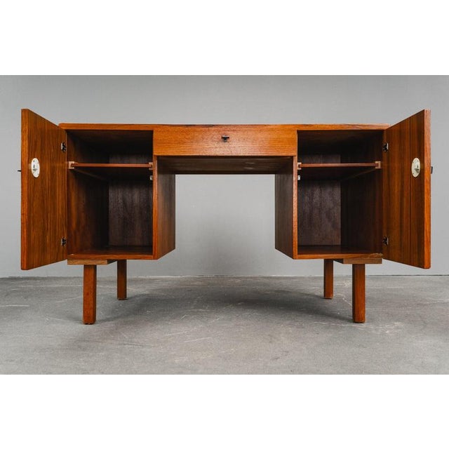Mid-Century Desk with Drawers For Sale - Image 14 of 18