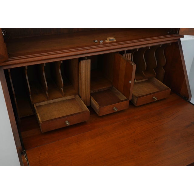 Jasper Cabinet Burl Wood Secretary Desk For Sale - Image 4 of 18