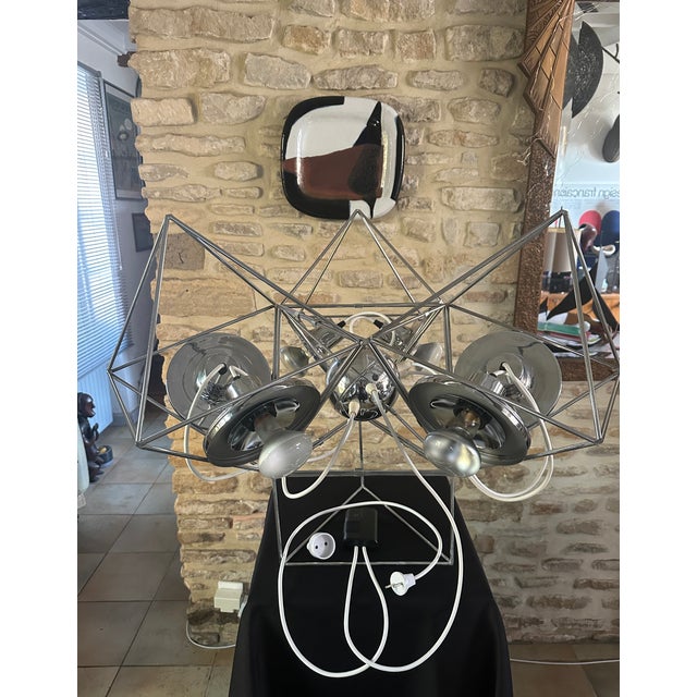 Polyhedra Sculpture Lamp from Guzzini, 1971 For Sale - Image 17 of 18