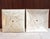 Authentic, elegantly cool square ceiling light shade features frosted glass with a detailed wheat grass design, offering a...