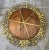 Late 19th Century Superb 27” Pierced Bronze Beveled Sunburst Style Antique Victorian Wall Mirror For Sale - Image 5 of 12