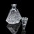 This is a vintage liqueur decanter. An English, cut crystal glass spirit bottle, dating to the late 20th century, circa...