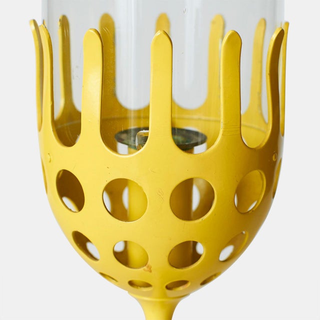 Mid 20th Century Mid 20th Century Bjorn Wiinblad Hurricane Lamps - Set of 4 For Sale - Image 5 of 6