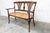 Hand-Caned Bentwood Bench from Fischel, 1930s For Sale - Image 3 of 18