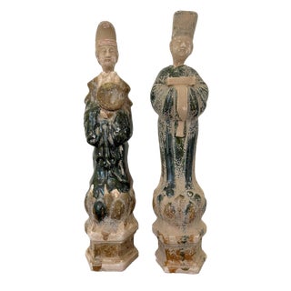 Glazed Terracotta Chinese Statues For Sale