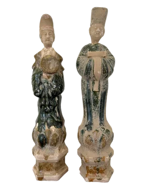 Glazed Terracotta Chinese Statues