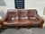 Brutalist Leather Living Room Set, 1970, Set of 3 For Sale - Image 13 of 16